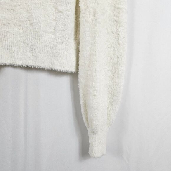 Aritzia Sunday Best Kitten Sweater in White - Size M - Picture 5 of 9